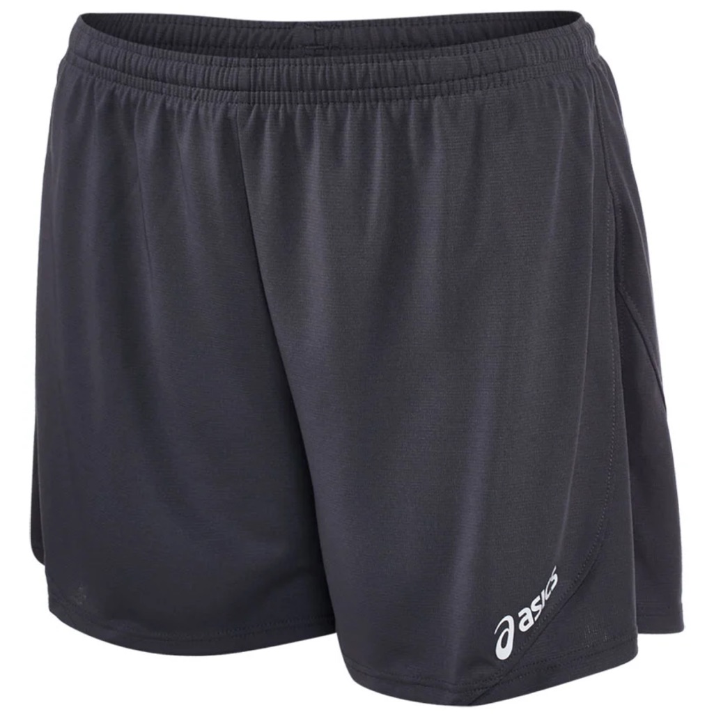 New Asics Women's Rival Ii Short Steel Grey Size S